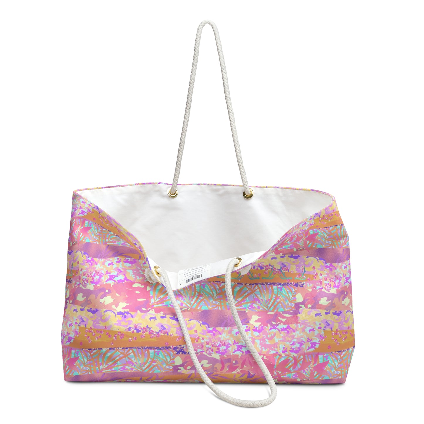 Wild Tropic Collage Weekender Bag