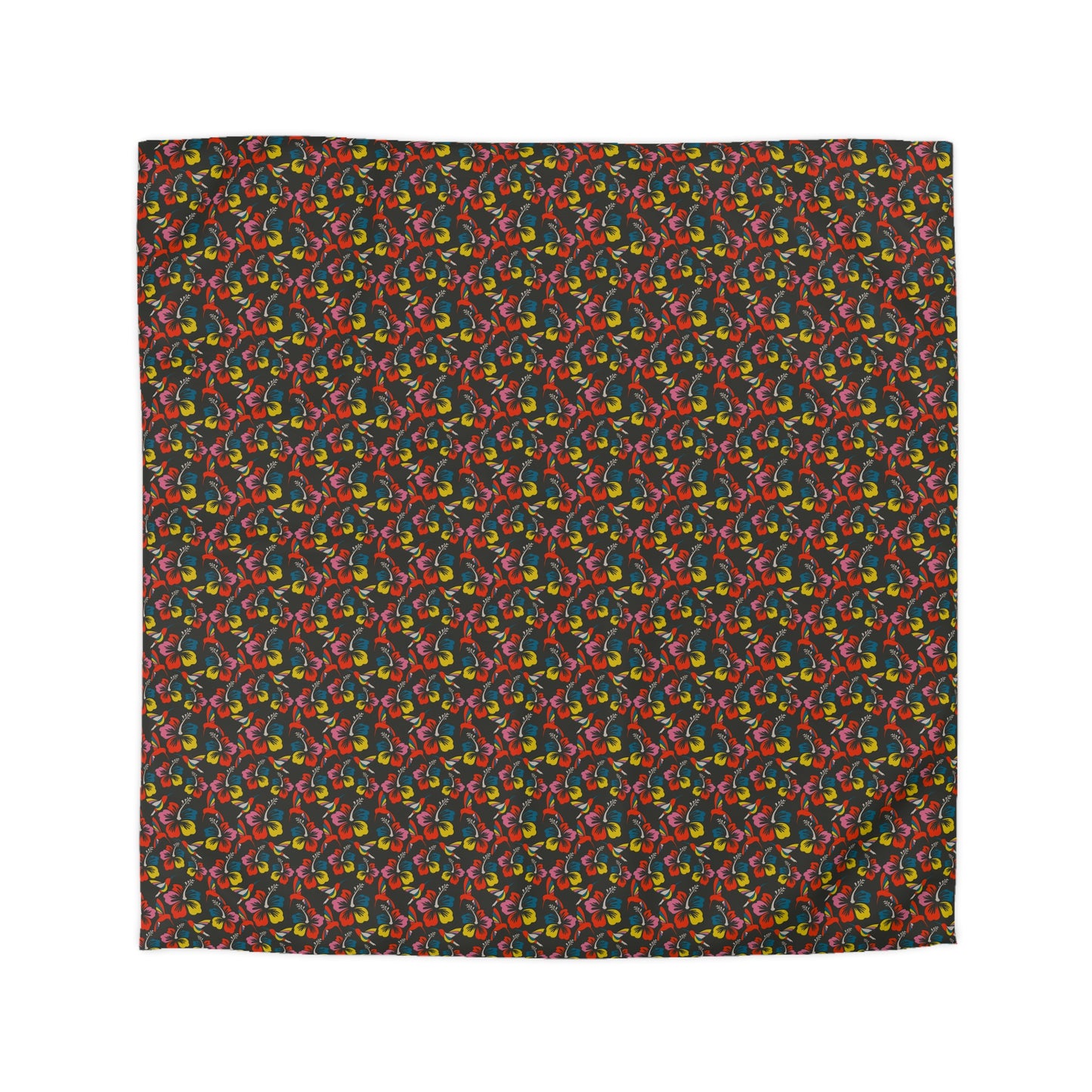Humming Bloom Microfiber Duvet Cover