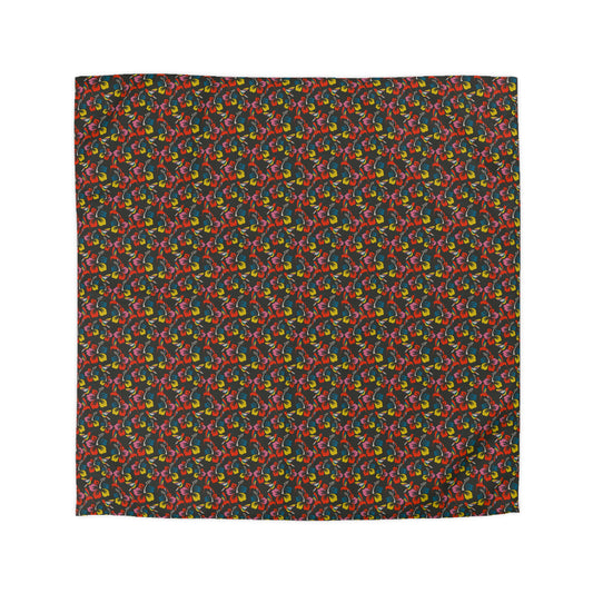 Humming Bloom Microfiber Duvet Cover