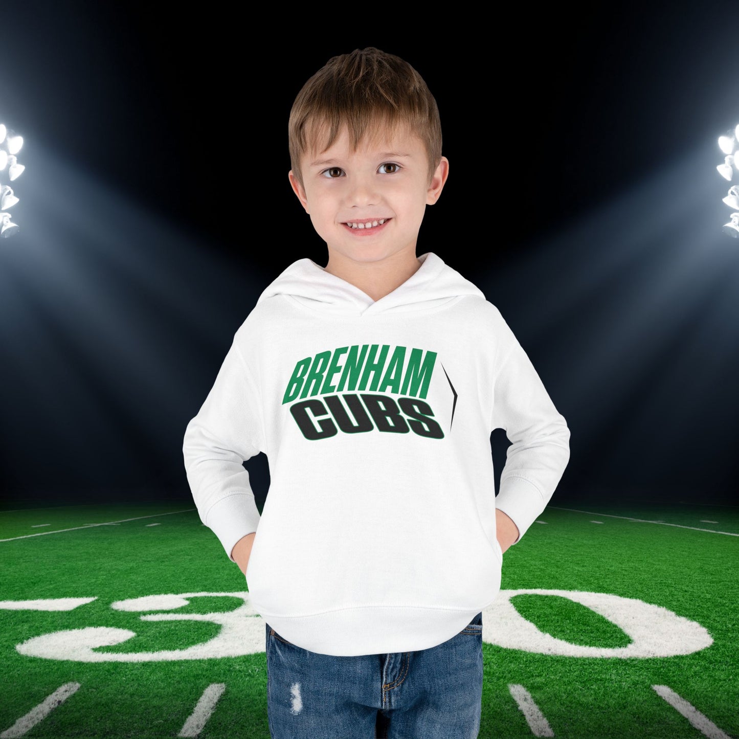 Brenham Cubs (Angled) Toddler Hoodie