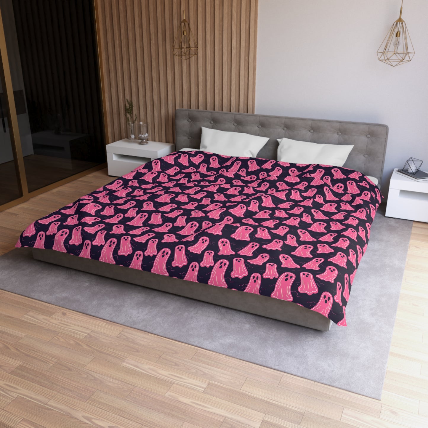 Boo Crew Microfiber Duvet Cover