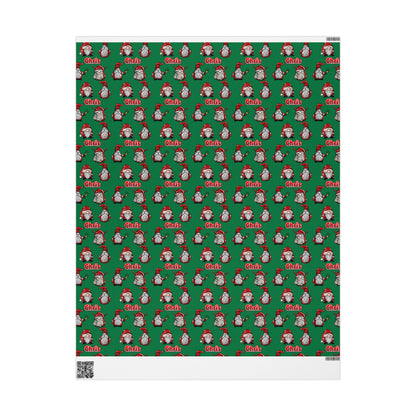 Santa Gnomes Custom Wrapping Paper (Chris)