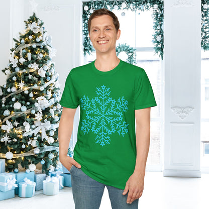 Large Snowflake Adult T-shirt