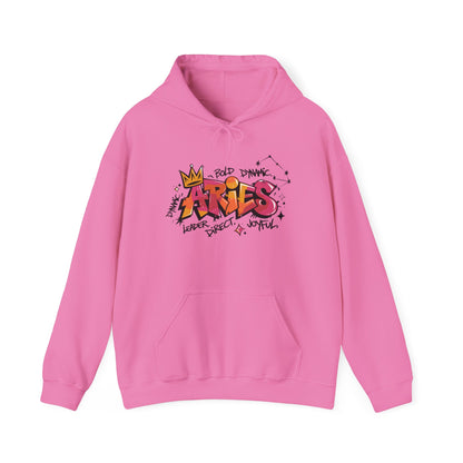 Aries Street Art Heavy Blend™ Hooded Sweatshirt