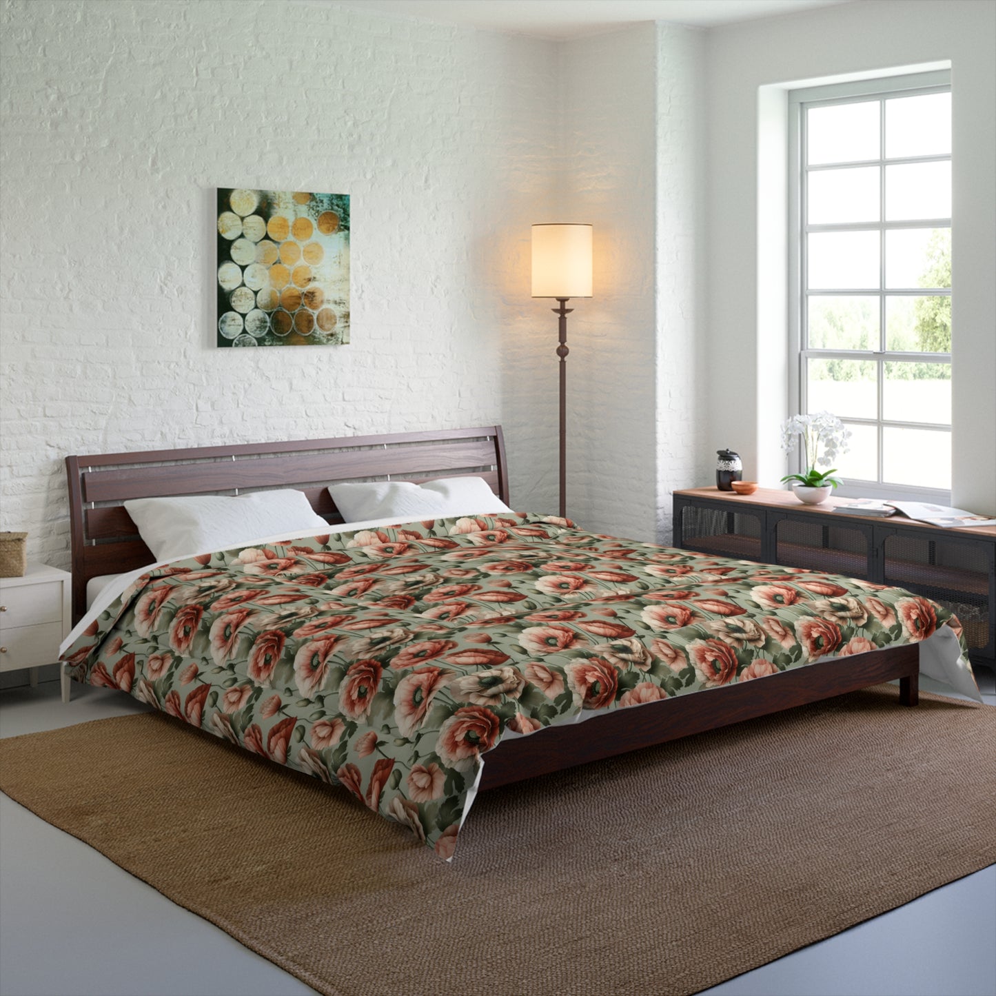 Blushing Poppy Comforter