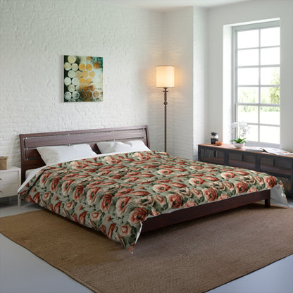 Blushing Poppy Comforter