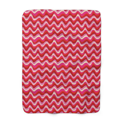 Blush Frequency Fleece Blanket