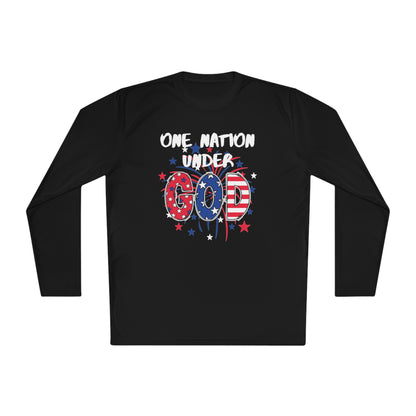 One Nation Under God Unisex Lightweight Long Sleeve Tee