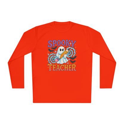 Spooky Teacher Adult Long Sleeve Tee