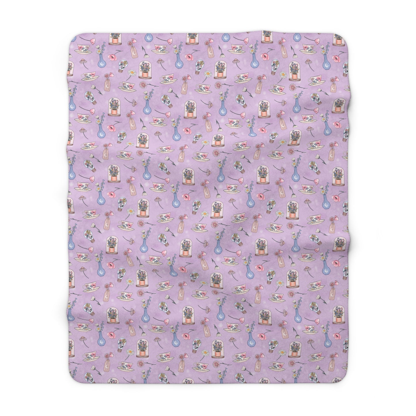 Lilac Meadow Keepsakes Fleece Blanket