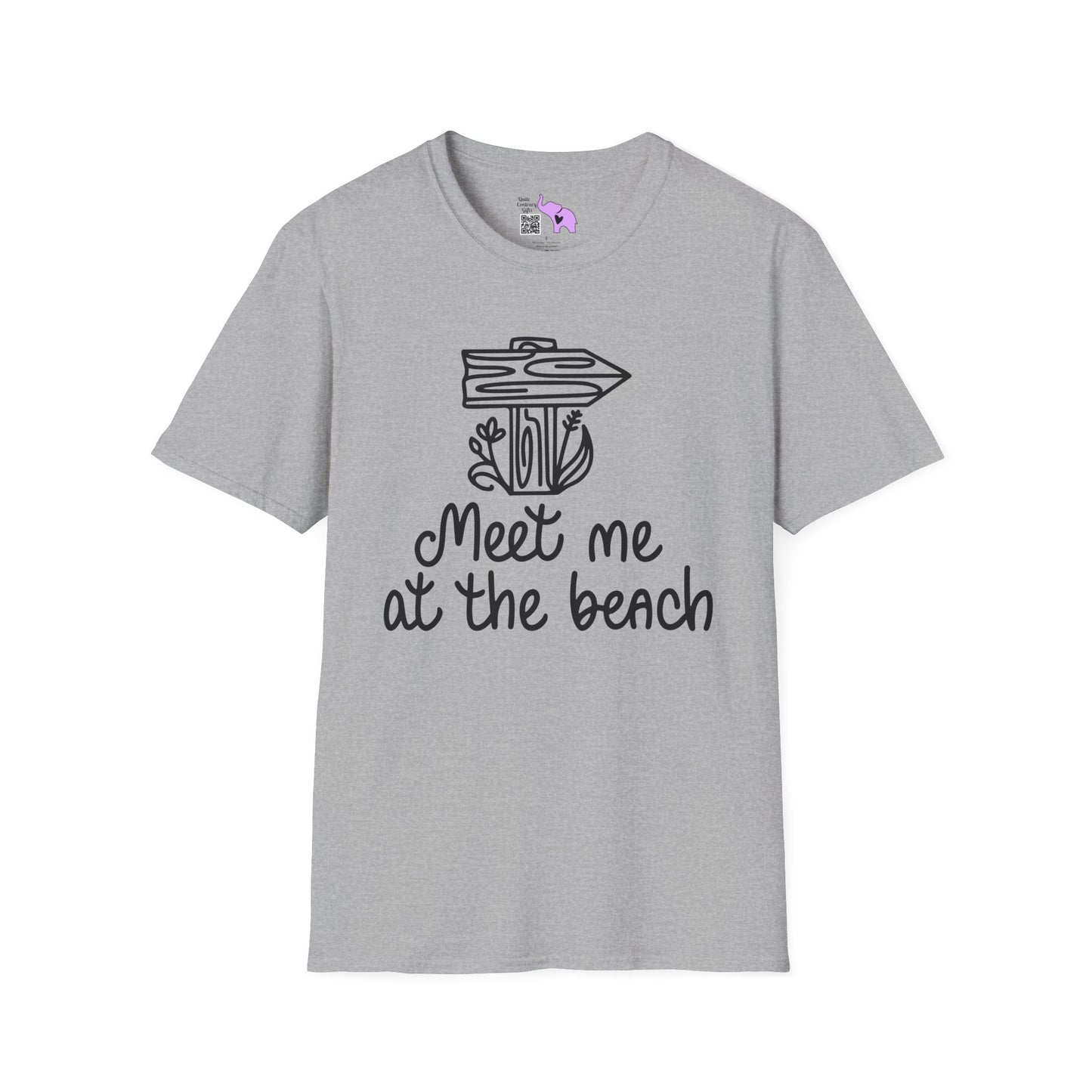 Meet Me At The Beach Adult T-shirt