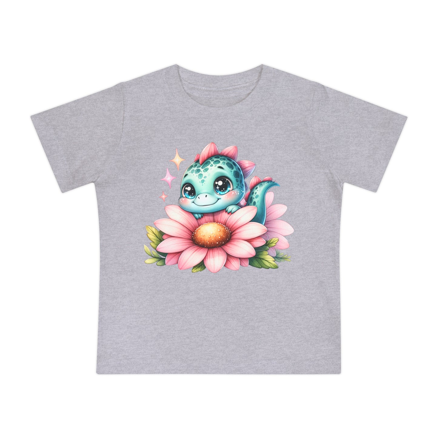 Dinosaur Flower Baby T-Shirt