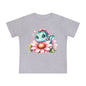 Dinosaur Flower Baby T-Shirt