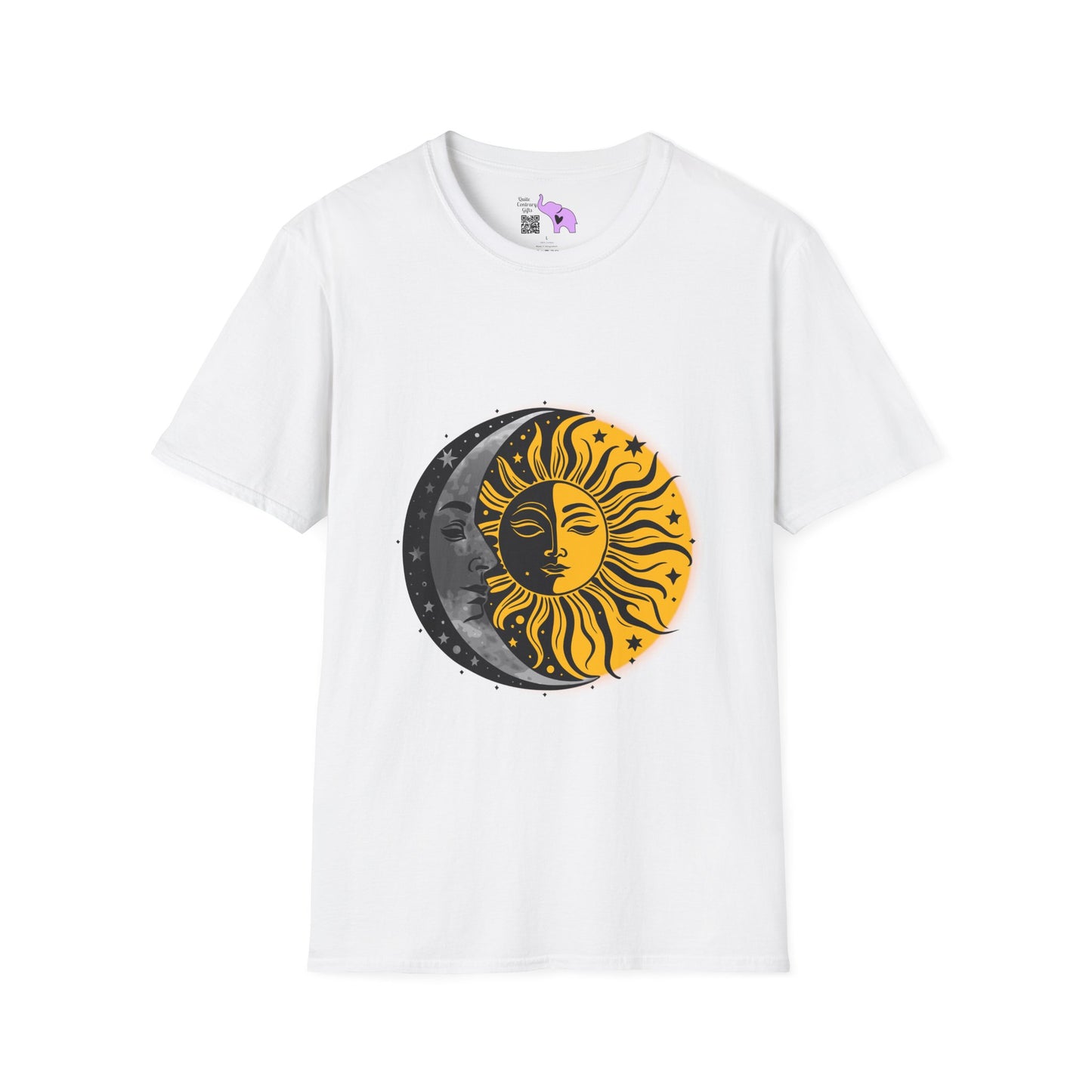 Sun Moon Stars Adult T-shirt
