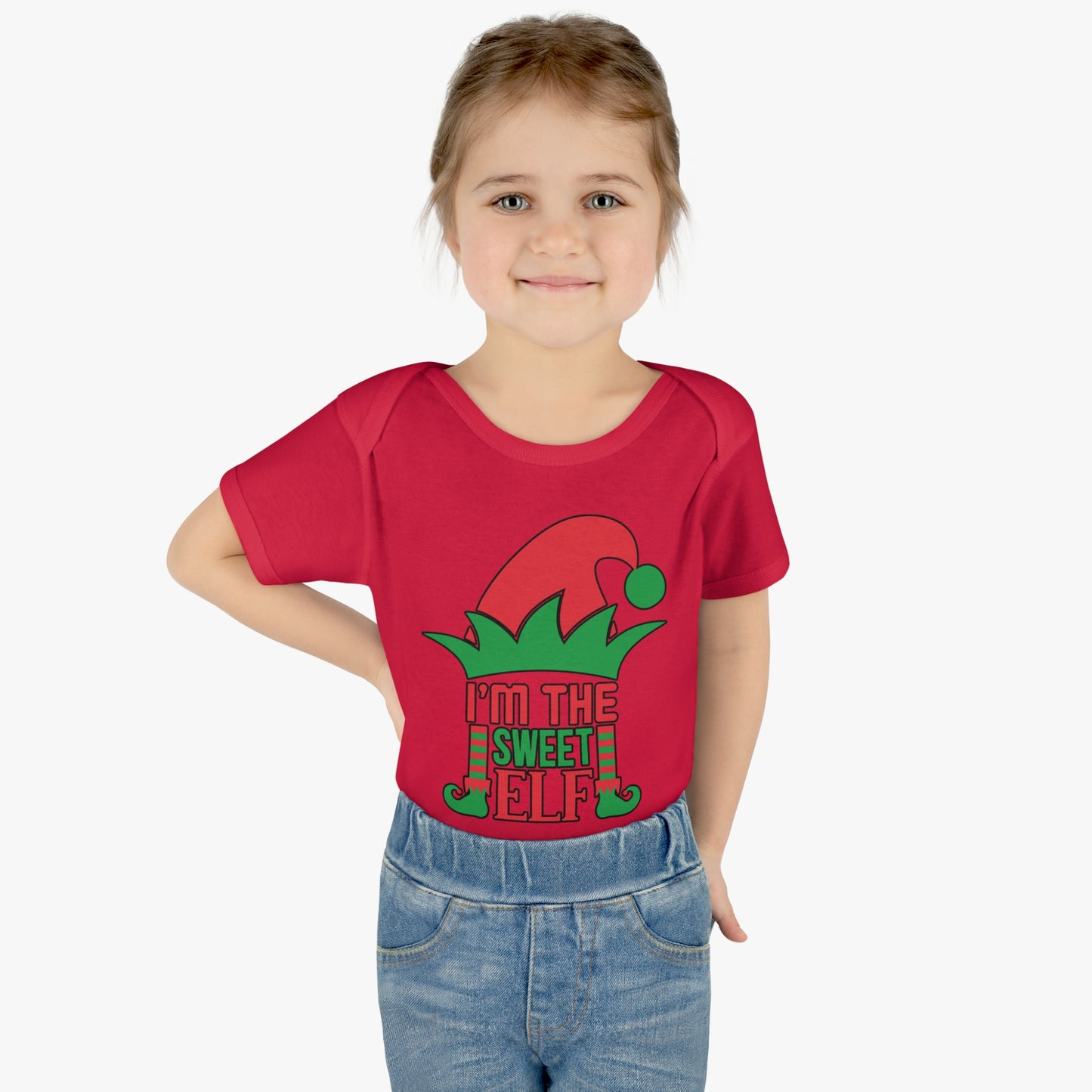 I'm The Sweet Elf Infant Baby Rib Bodysuit