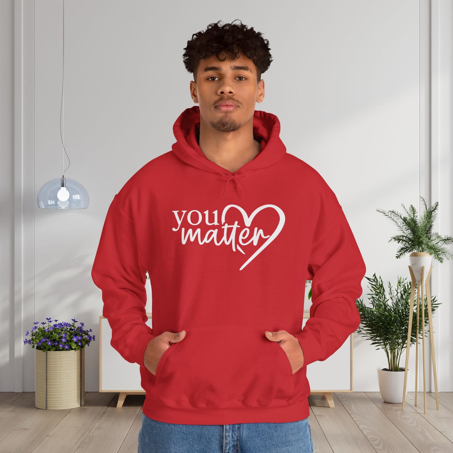 To The Person Behind Me-You Matter Heavy Blend™ Hooded Sweatshirt