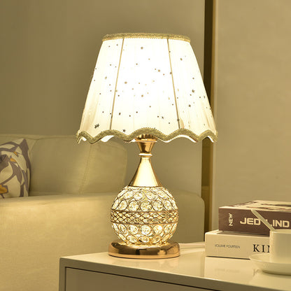 Beautifully Crafted Crystal Table Lamp