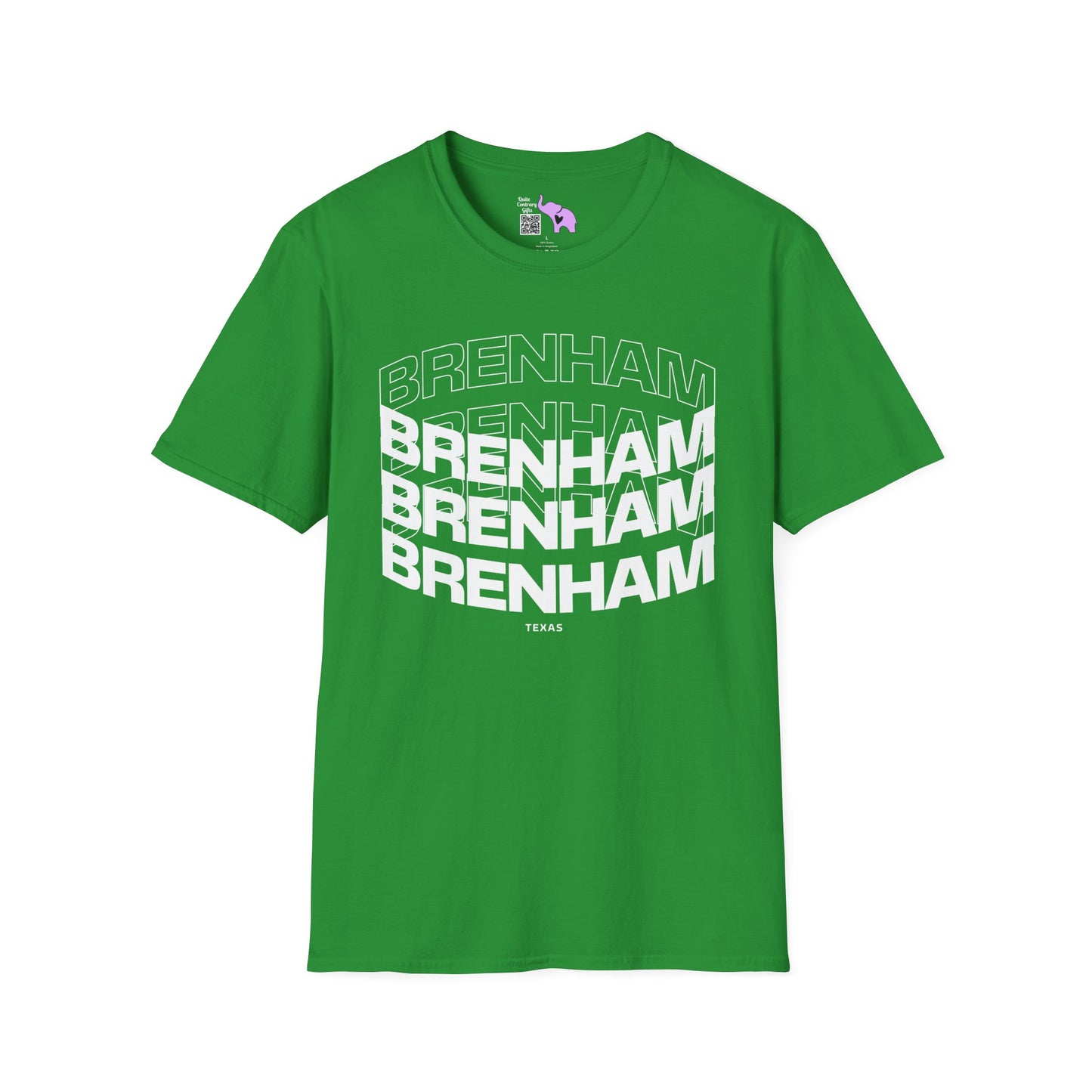 Brenham (Triple Arched) Texas Adult Unisex Tshirt