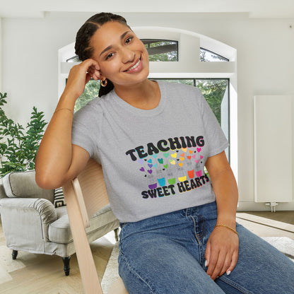 Teaching Sweet Hearts Adult Unisex Tshirt