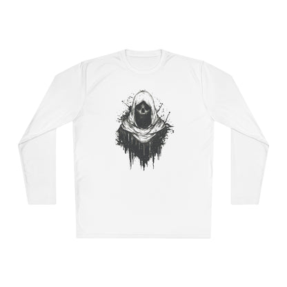 Creepy Ghost Adult Long Sleeve Tee