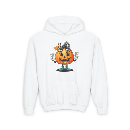Pumpkin Peace Youth Heavy Blend Hoodie