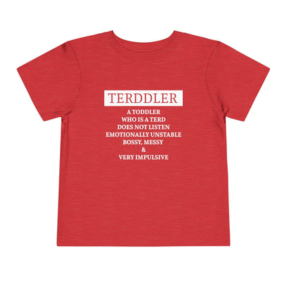 Terddler Definition Toddler Tee