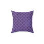 Geometric Circles & Diamonds Throw Pillow