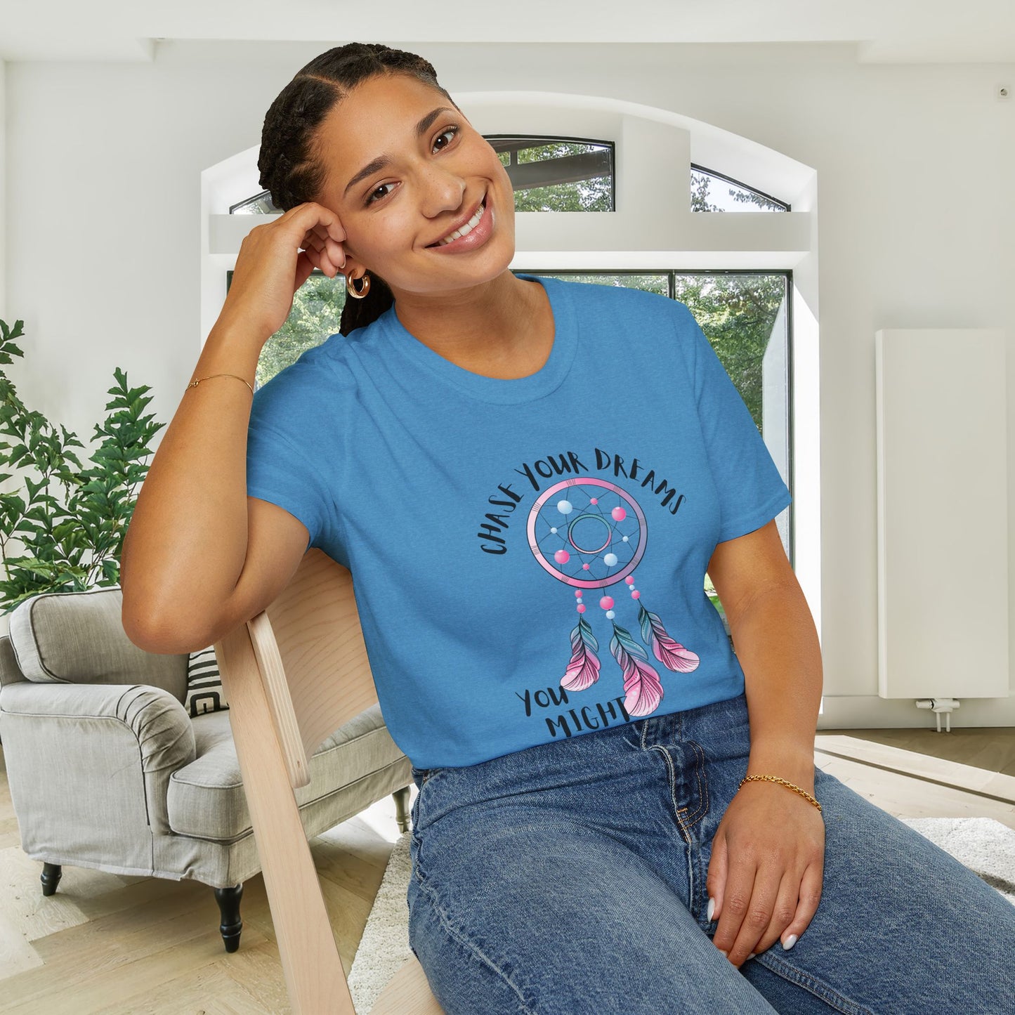 Chase Your Dreams, You Might Catch One Adult T-shirt