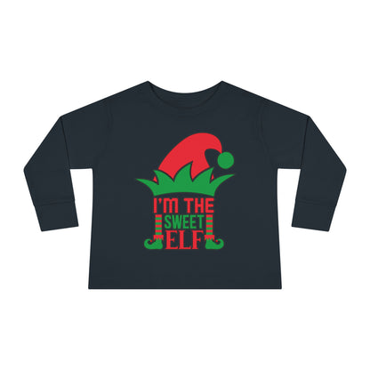 I'm The Sweet Elf Toddler Long Sleeve Tee