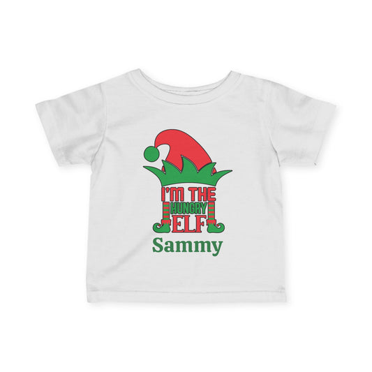 I'm The Hungry Elf Personalized Infant Soft T-Shirt