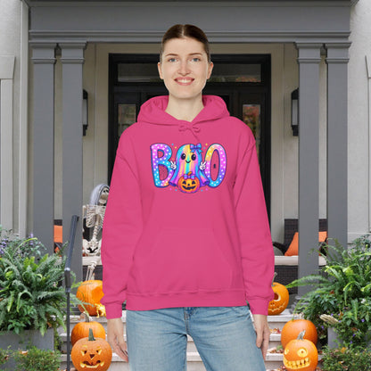 Pastel Boo Heavy Blend™ Hooded Sweatshirt