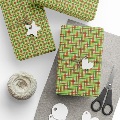 Yuletide Bands Wrapping Paper
