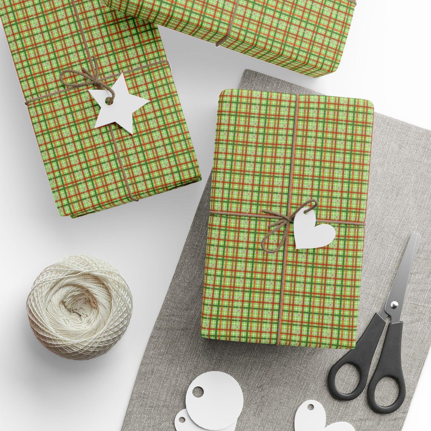 Yuletide Bands Wrapping Paper