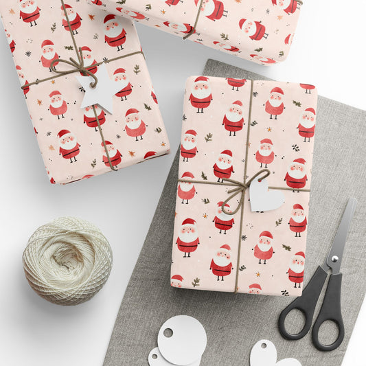 Retro Santa Wrapping Paper