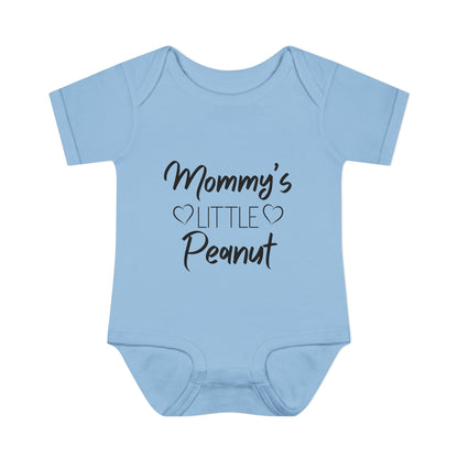 Mommy's Little Peanut Infant Baby Rib Bodysuit