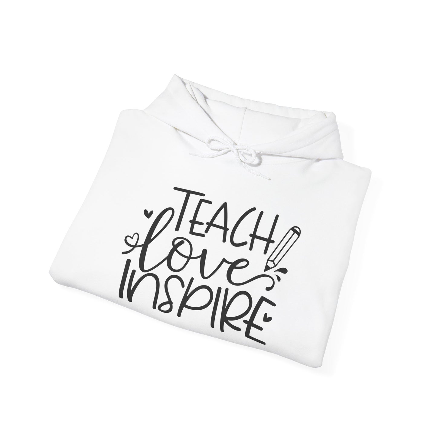 Teach Love Inspire Heavy Blend™ Hooded Sweatshirt