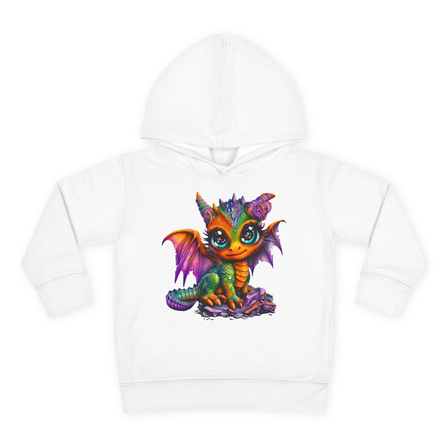 Colorful Baby Dragon Toddler Hoodie