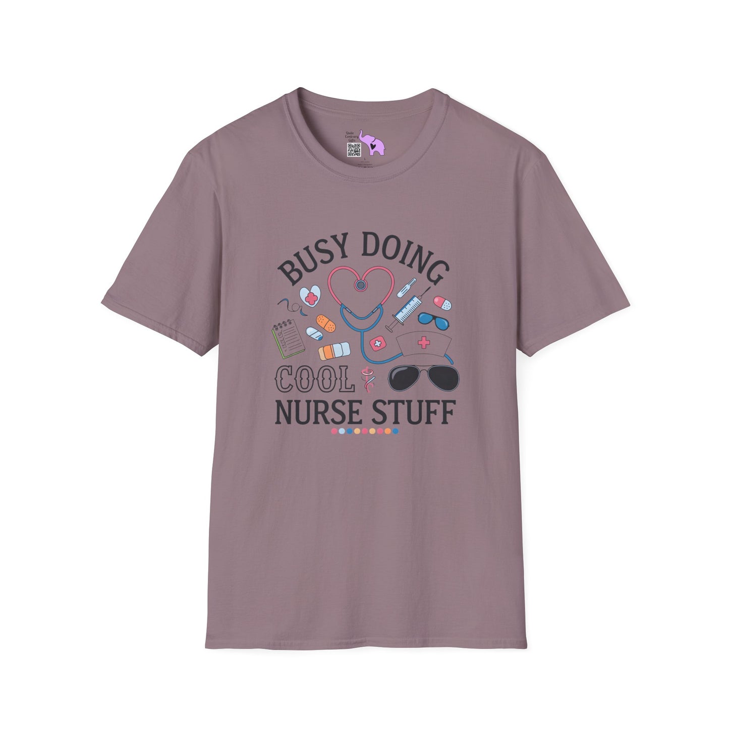 Busy Doing Cool Nurse Stuff Adult T-shirt