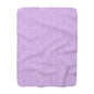 Pink & Purple Cheetah Print Sherpa Fleece Blanket