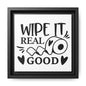 Wipe It Real Good Canvas Bathroom Art