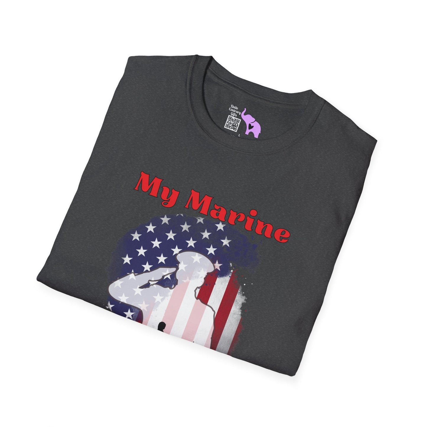 My Marine My Son (Dad) Adult T-shirt