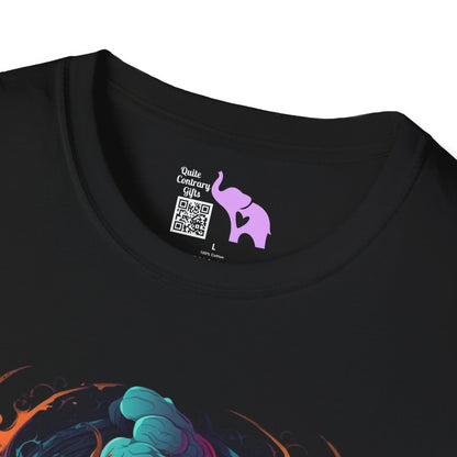 Creepy Boo 6 Adult T-shirt