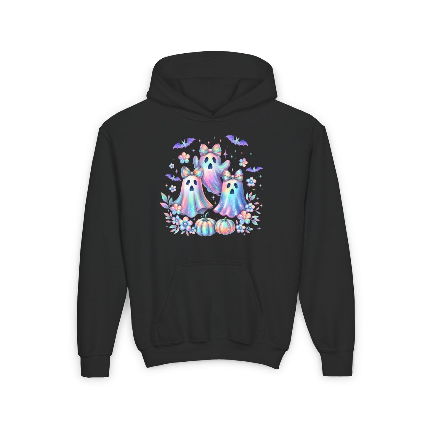 Haunted in Pastels Youth Heavy Blend Hoodie