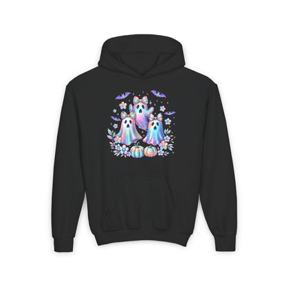 Haunted in Pastels Youth Heavy Blend Hoodie