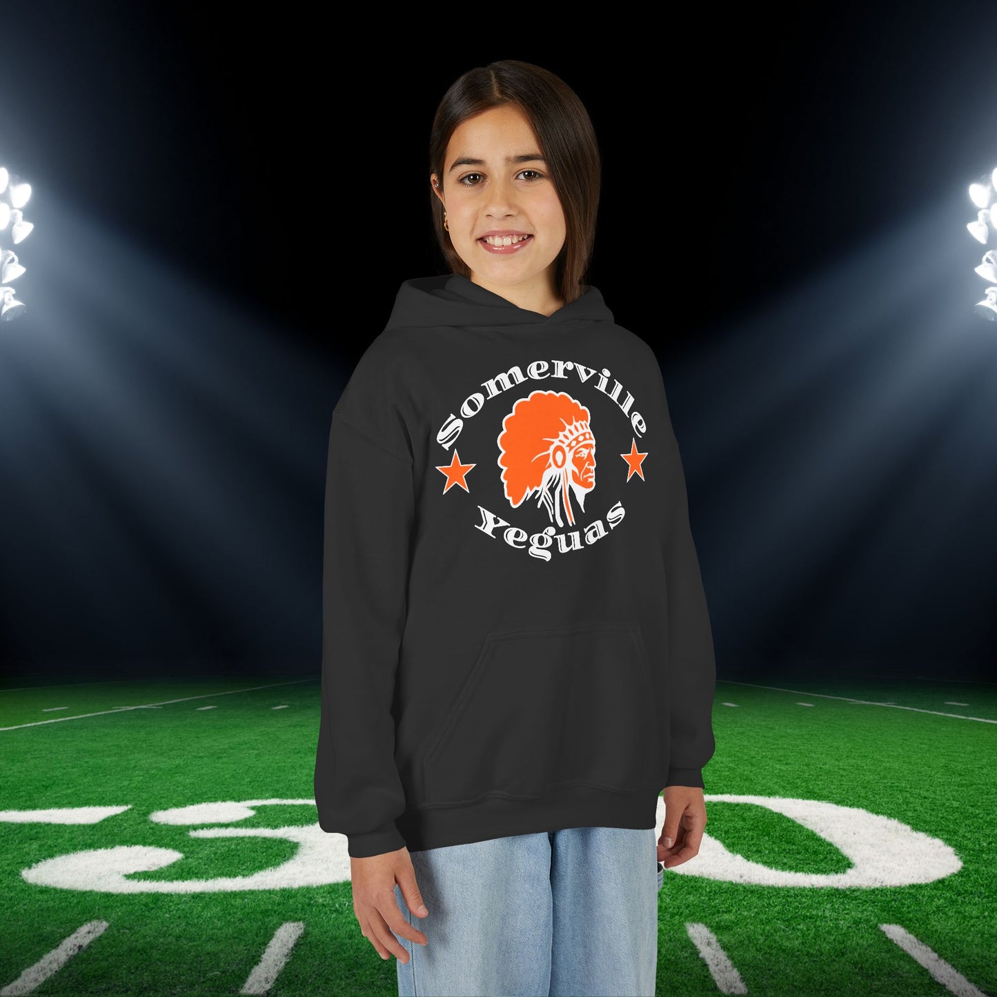 Somerville Yeguas Classic Youth Heavy Blend Hoodie