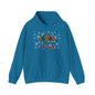 Merry Christmas Checkered Trees Adult Heavy Blend™ Hoodie