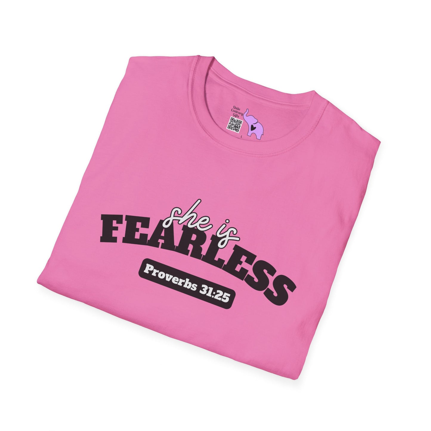 She Is Fearless Proverbs T-shirt