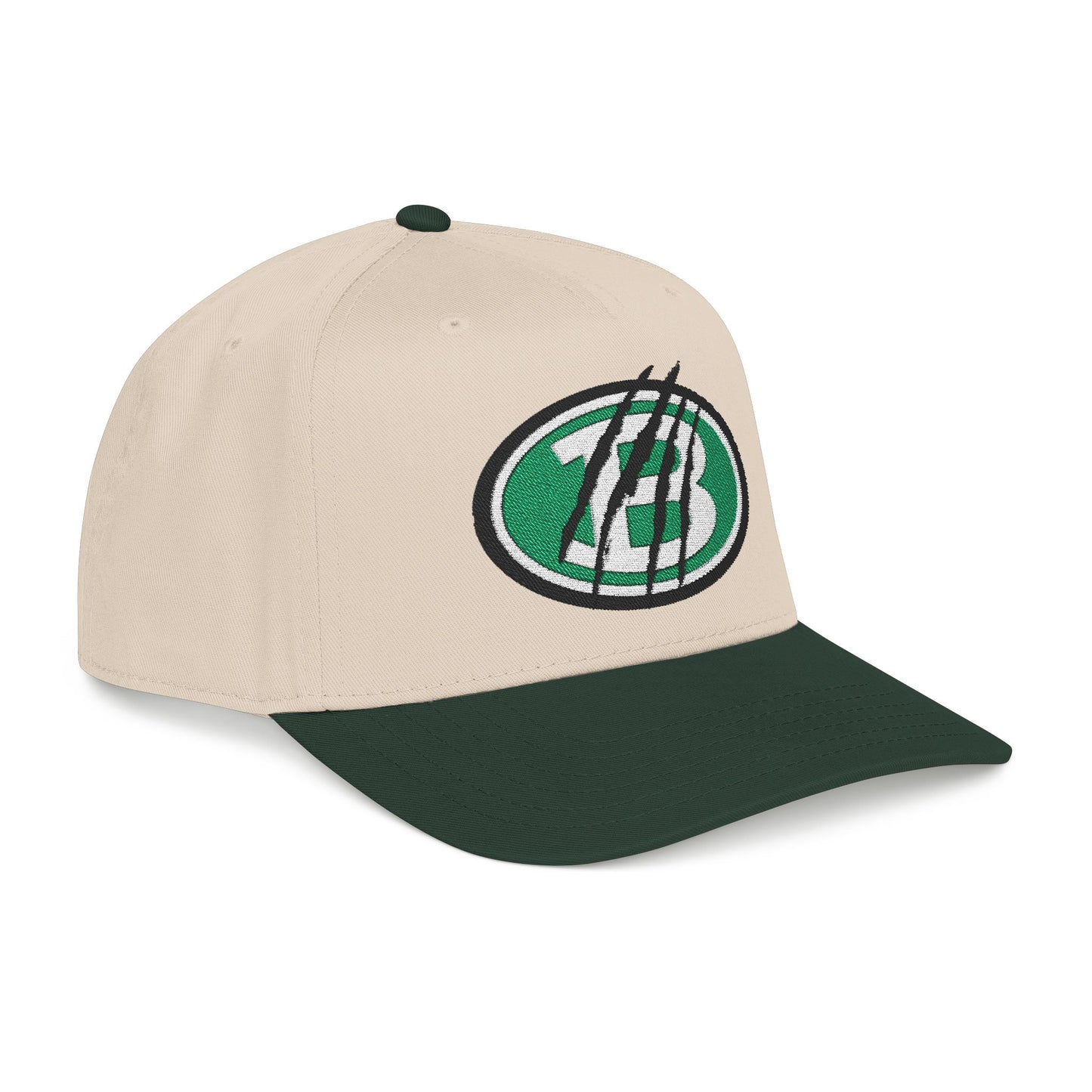 Brenham ISD Logo w/Claw Marks Mid Profile Baseball Cap