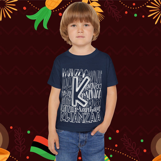 Kwanzaa Wordcloud Toddler T-shirt