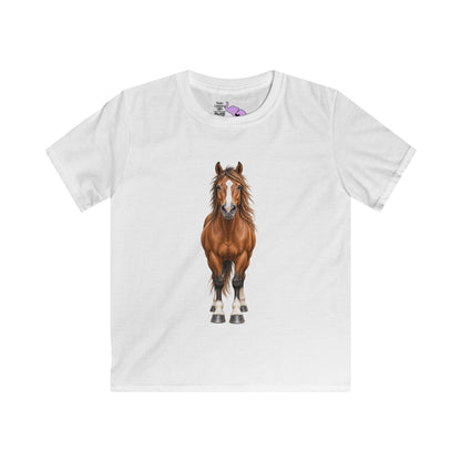 ""Front to Back Horse Lover Youth Softstyle Tee
